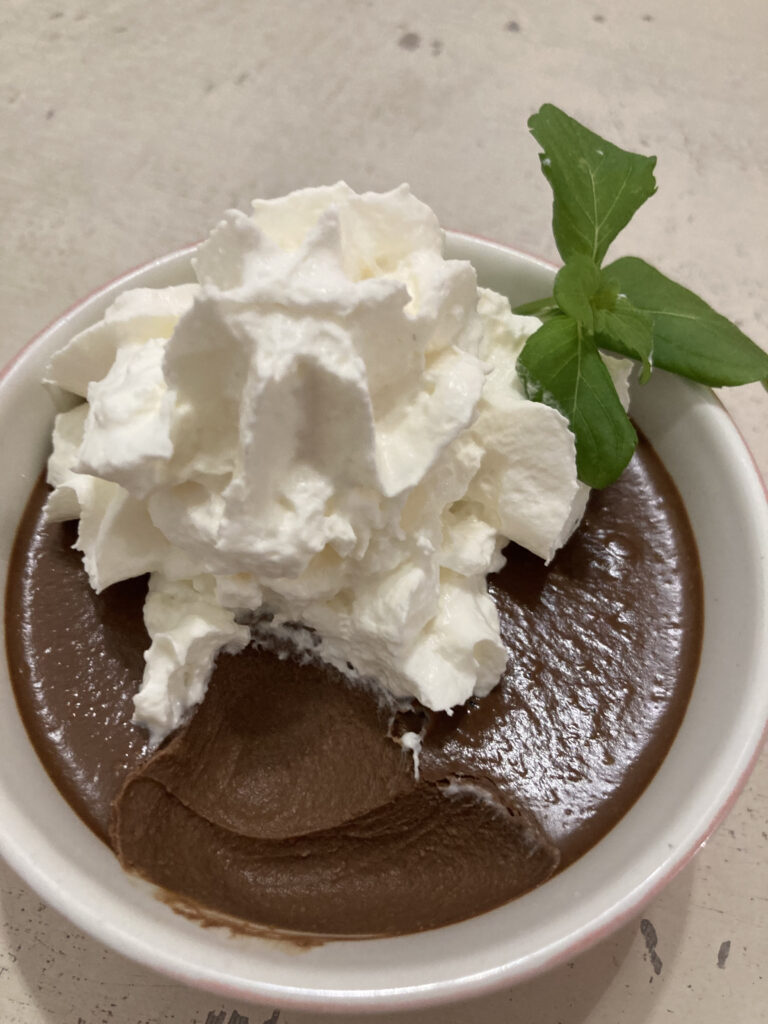 Keto Pots de Creme Chocolate pudding ramekin low carb